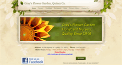 Desktop Screenshot of graysflowergarden.com